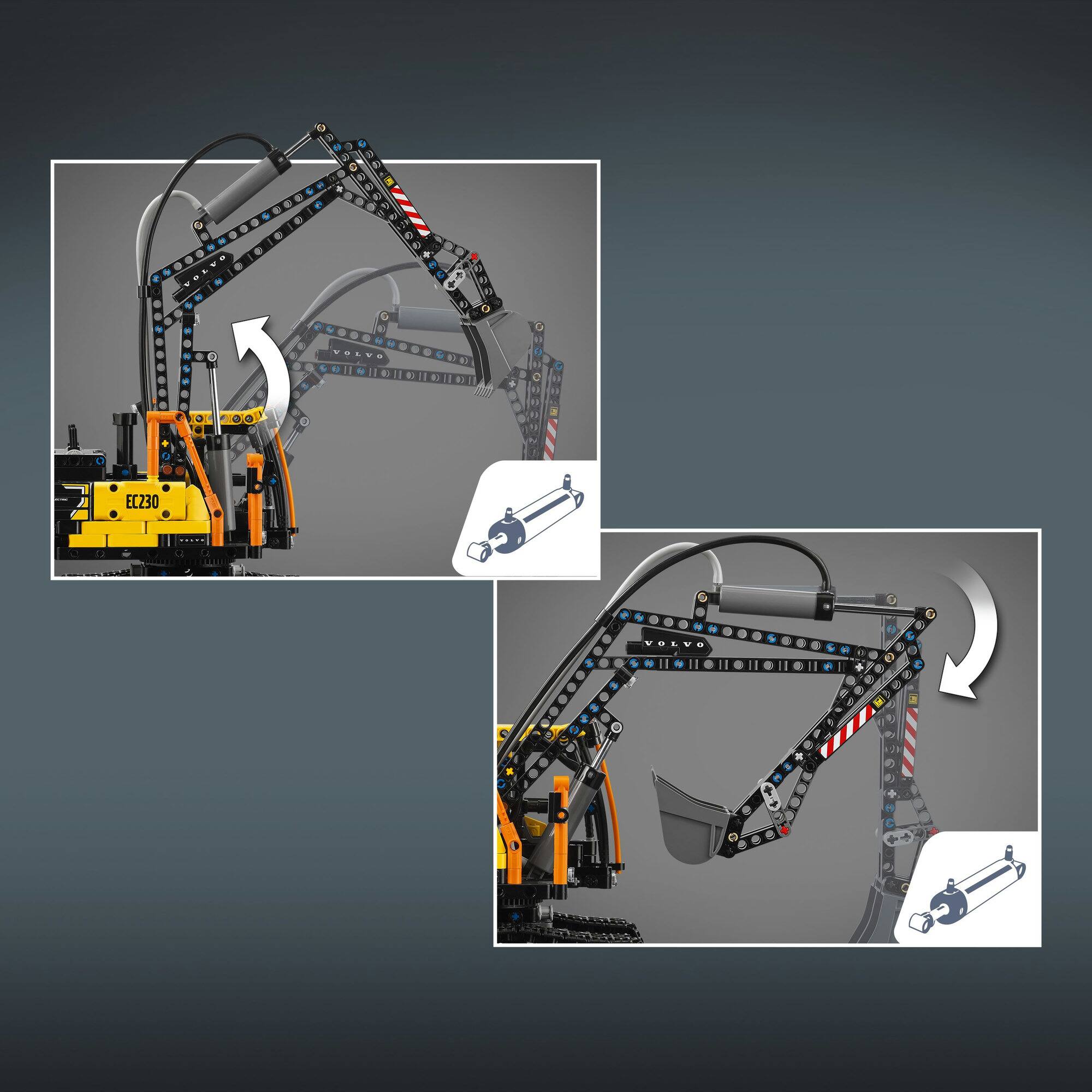 LEGO® Technic™ Volvo FMX Truck & EC230 Electric Excavator 42175